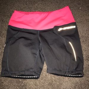 Reflective bicycle shorts